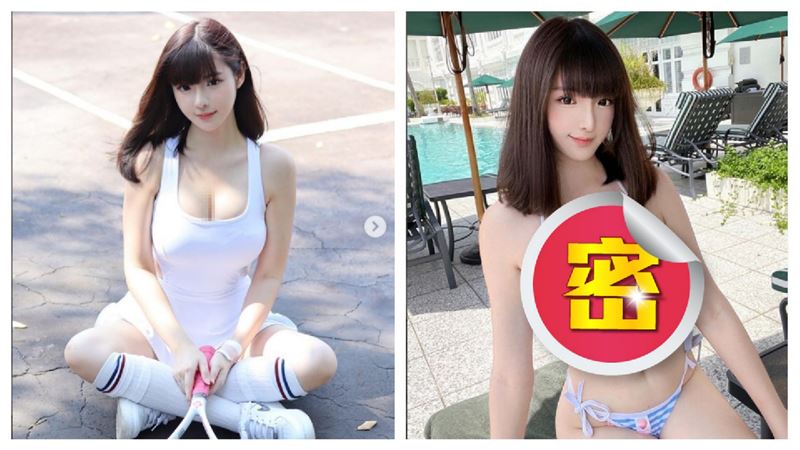 打网球正妹比基尼照曝!「超凶双球」炸出来 网冻未条了