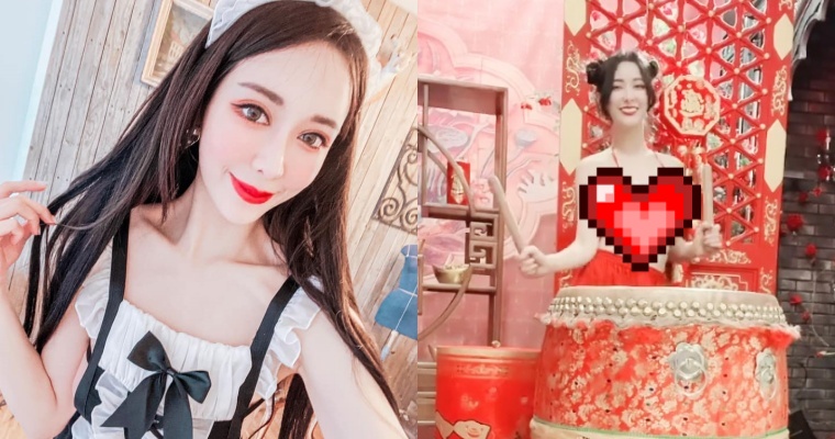 電眼美模「愛佳奈」打鼓造型讓人噴鼻血…加碼「正面福利」再吸千人按讚