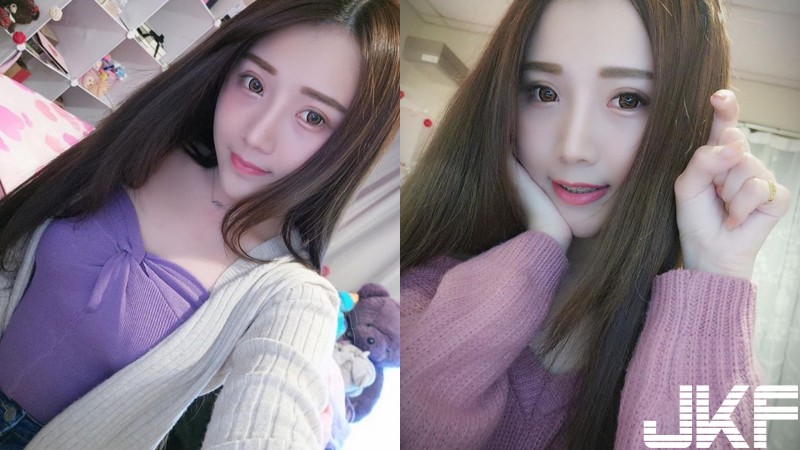 捕獲桃園超正「美睫師」寧寧，超級無辜大眼穿上低胸上衣幫客人服務，真的太享受了…
