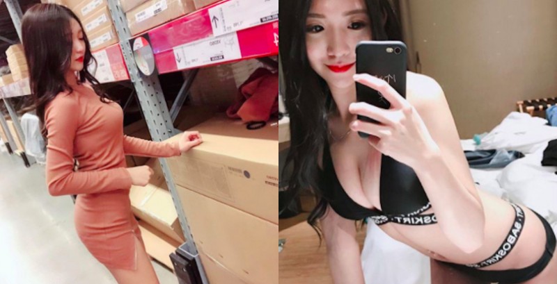 這個我可以！costco翹臀正妹「李萱」美乳頂貨櫃，內衣照果然「真相驚人」長輩有點兇…