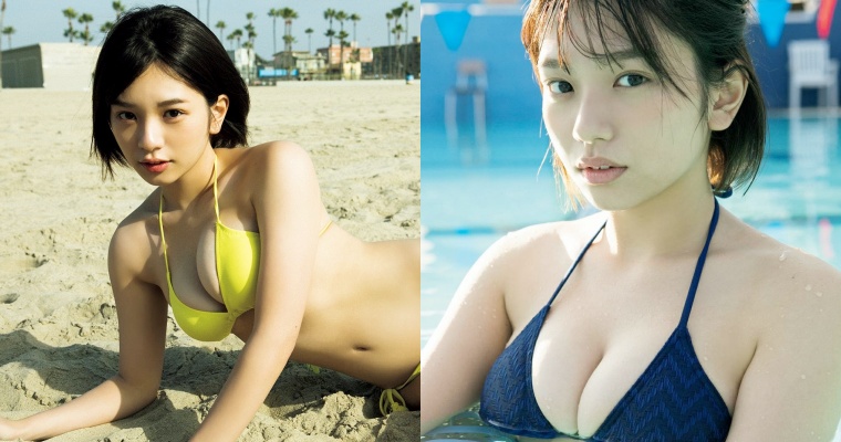 20 歲「G 奶美少女」寫真曝光！檔期強碰「深田恭子」沒在怕…比基尼一穿炸出白嫩巨乳