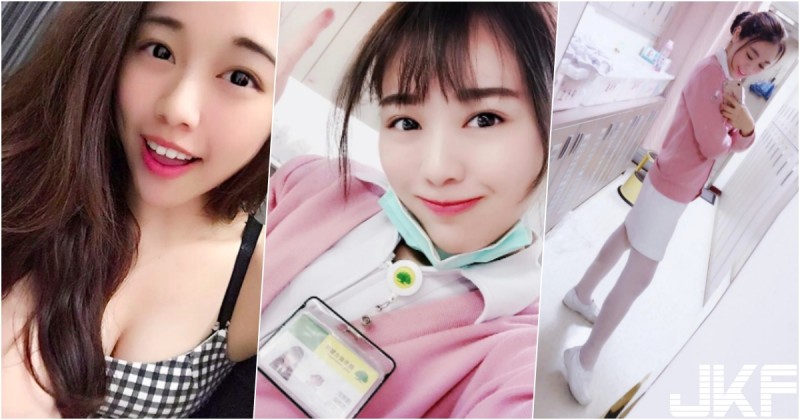 國泰醫院「正妹護理師」笑容超甜美！「短裙加絲襪」根本逼人去掛號…