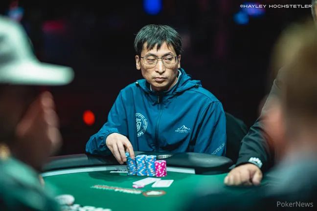 【EV撲克】2023WSOP :张阳在赛事#44以记分牌领先者身份进入Day 3