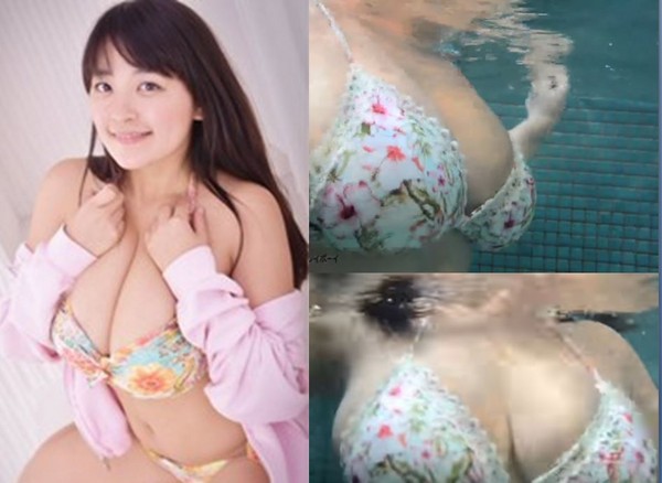 巨乳在水裏會不會浮？「I級神乳」做給你看！根本是情色實驗…