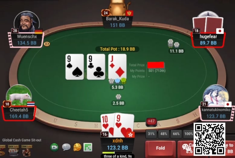 【EV撲克】牌局分析:Trips为啥min raise