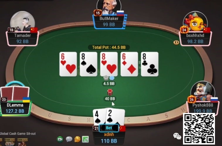 【EV撲克】牌局分析:8.88倍超池bluff