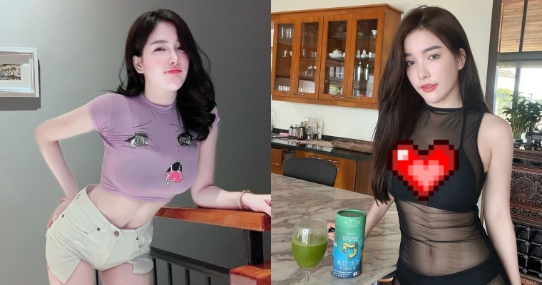 泰國比基尼女神 Baifern 驚喜曬「黑色透視」穿搭…追蹤數逼近 190 萬