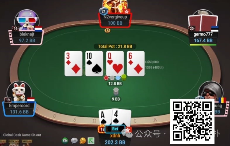 【EV撲克】牌局分析:亦value亦bluff
