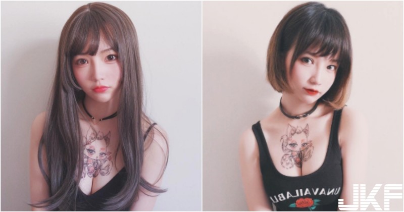 超兇猛蘿莉！長相甜美的「美乳妹子」！胸前圖案真的讓人好在意…
