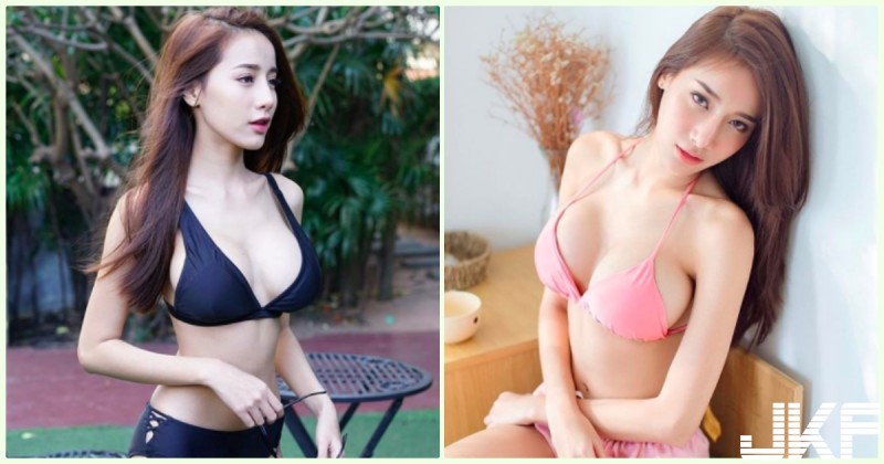 發育太好！爆乳「比基尼奶妹」逗得男人不要不要！超邪惡身材讓大家都暈船了…