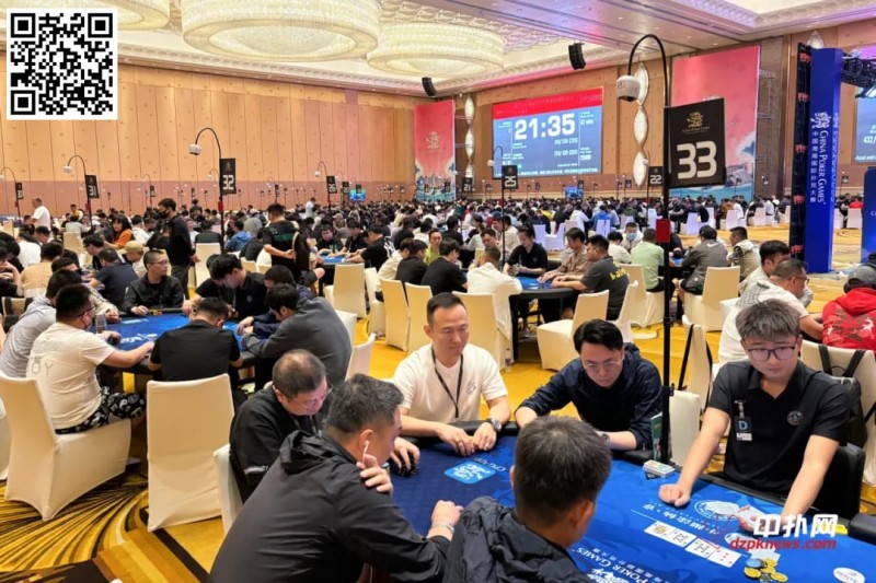 【EV撲克】CPG珠海 | 首轮战罢!主赛1687人次参赛526人晋级,邓远30万记分牌领跑C组