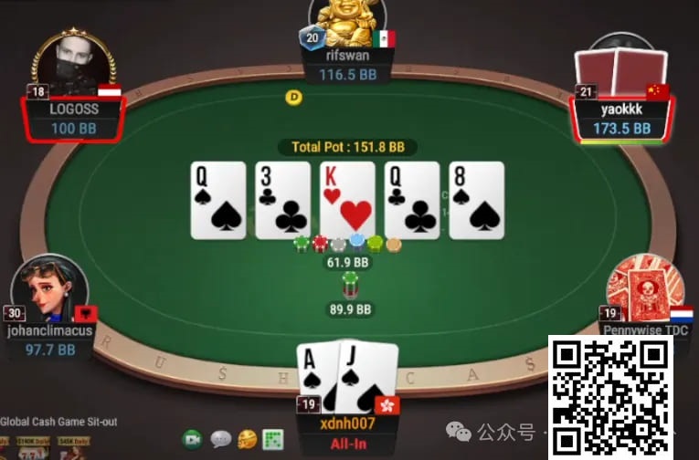 【EV撲克】牌局分析:绝命超池bluff