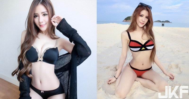 女友型！爆乳空姐「S級車頭燈」根本逼死人！一系列性感泳裝照讓人血脈噴張…