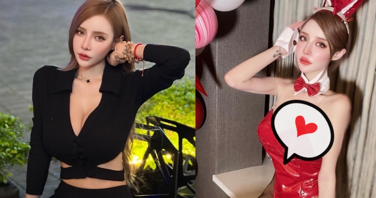 真人版娜美「元欣」化身兔女郎！兇猛車頭燈險些包不住…網友一片啊嘶