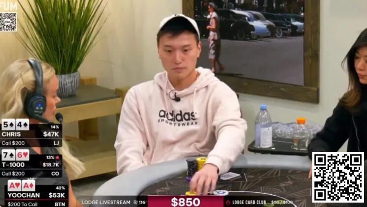 【EV撲克】Set A在相对干燥牌面遭遇全压,你会像他一样弃牌吗?