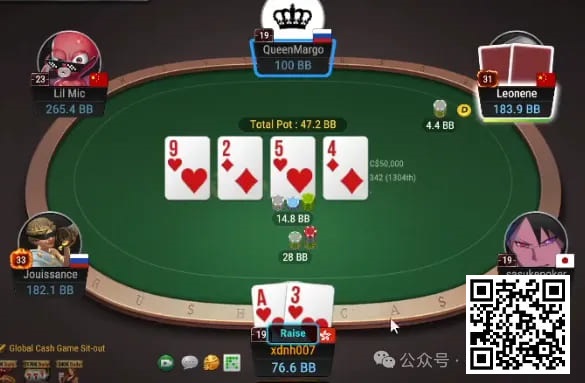 【EV撲克】牌局分析:double check raise造池