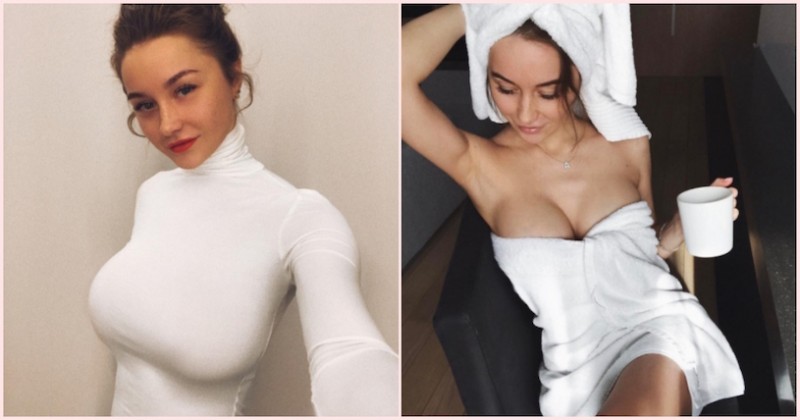 歐美版「著衣巨乳」威力太驚人！極品身材讓人戀愛了…