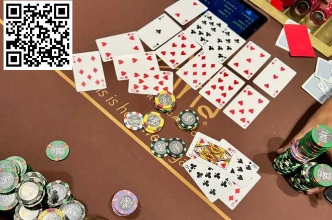 【EV撲克】梦里才会出现的牌局:同一玩家在一手牌里击中两个同花顺