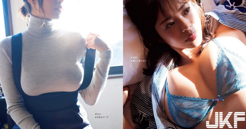 躺著能「碰到下巴的H奶」！正妹航母級「渾圓巨乳」差點破衣而出，請對螢幕溫柔一點…
