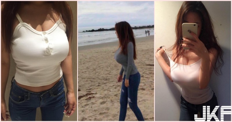 巨乳逼死人！網瘋傳「大肉包奶妹」乳量又兇又狠！滿滿的「惹火乳照」 畫面好犯規…