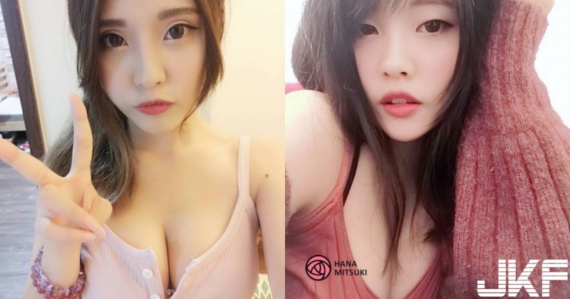 這溝深不見底呀！嫩妹紙「苡琍 – Hana」性感沒有極限，自拍照「雄偉深溝」太猛啦～