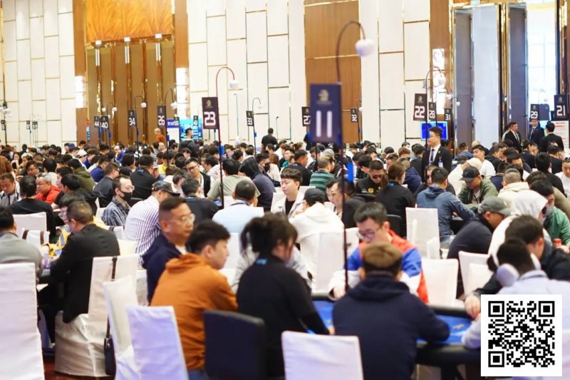 【EV撲克】2025CPG®海棠湾巡游赛 | 主赛第一轮B组778人参赛点燃赛场,郑财40.25万记分牌领衔261人晋级