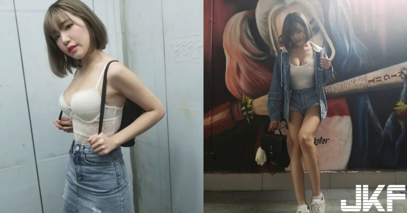 這乳爆得太超過！正妹「糖糖」身材讓人好害羞，爆乳內衣路人不知道該看哪啦…