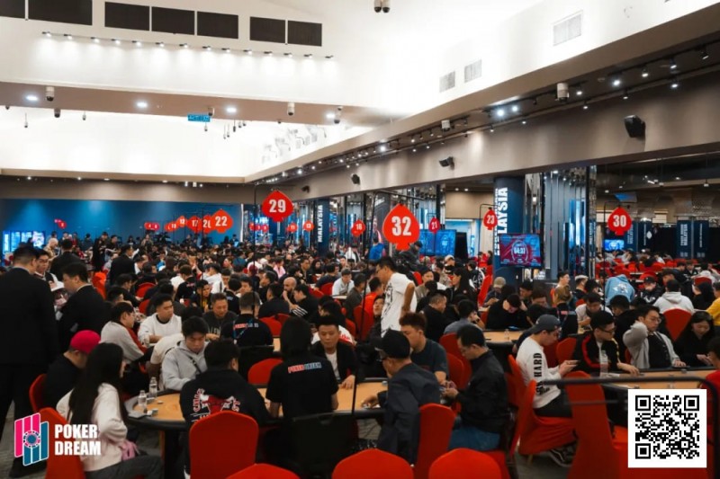 【EV撲克】PD17吉隆坡 | 人气十足!马来西亚开幕赛共1596人次报名,208人晋级决赛日