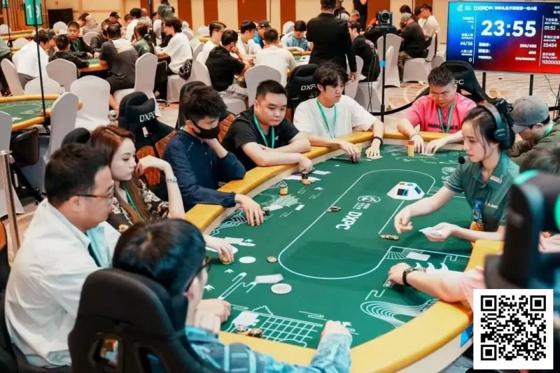 【EV撲克】DXPC丹霞杯 | 最终之战今日引爆!首届丹霞杯主赛Day1共301人,77人晋级Day2,李非泽和白晋荣分获C/D组CL