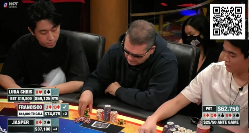 【EV撲克】四条不敌同花顺!Hustler Casino Live诞生19万巨额彩池,Chris Chen这手牌太惨了!