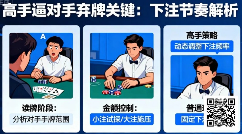 【EV撲克】为什么高手总能逼对手弃牌?关键在下注节奏
