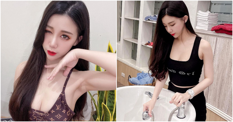 這麼辣的洗頭小妹哪找！「性感Dancer」Miyo 米優化身髮廊員工　霸氣高喊：快來給我洗！
